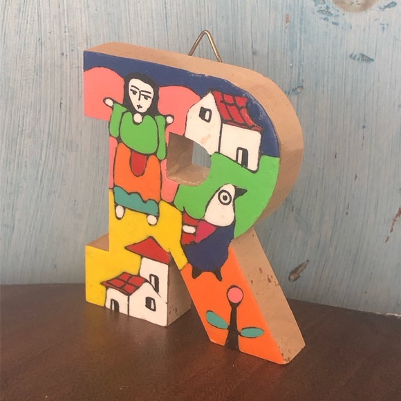 Bundle of two “R’s” - one rustic metal and the other from Spain & very colorful - Picture 9 of 13